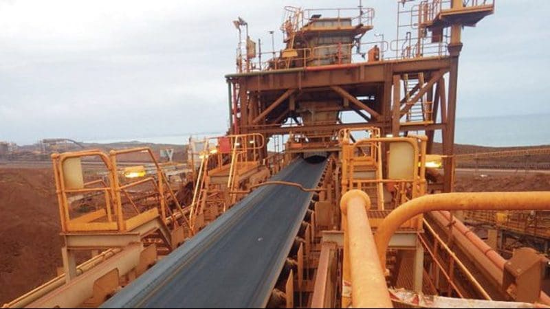 Iron Ore Port Facility High Tension Bend Pulley – Elastotec Polyurethane Lagging