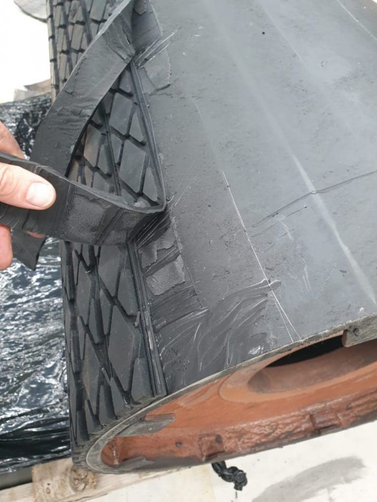 Hot Vulcanised Lagging Application Image 2