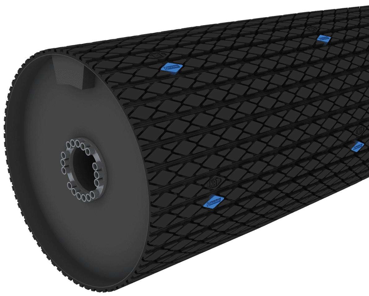 Crowned Diamond Rubber Lagging Product Image