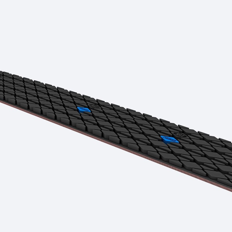 Crowned Rubber Lagging