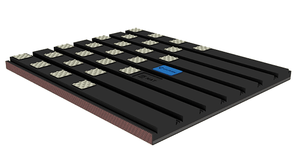 Checkerboard Ceramic Lagging