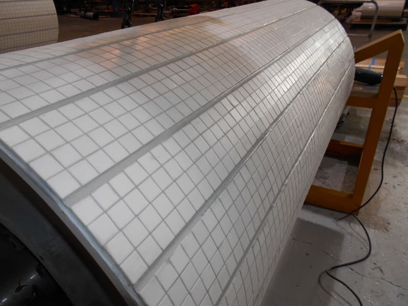 Direct Bond Ceramic Lagging