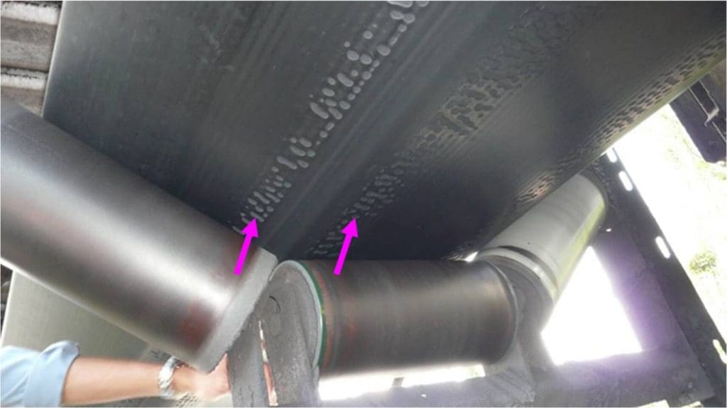 Figure 7 Bottom cover damage